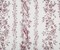 White-Red Nylon Floral Paisley Vine Printed Lace Mesh Knit Fabric By the Yard
